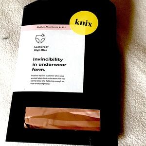 NEW Knix Leakproff High Rise Brief Beach Glow Sz L
